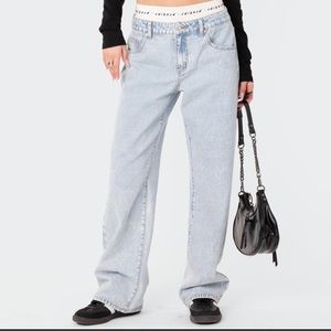 Edikted Straight Leg Jeans